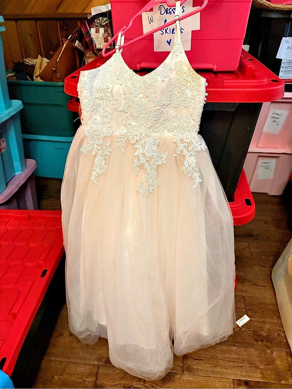 Bold Dream Dress Girls Size 6 Lace Tulle Formal Dress Like New